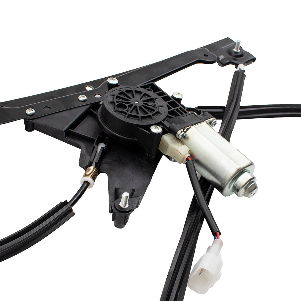 Brock Replacement Pair Set Front Power Window Lift Regulators & Motor Assemblies Compatible with 02-10 Explorer & Sport Trac Mountaineer AL2Z7823201B 8L2Z7823200AA