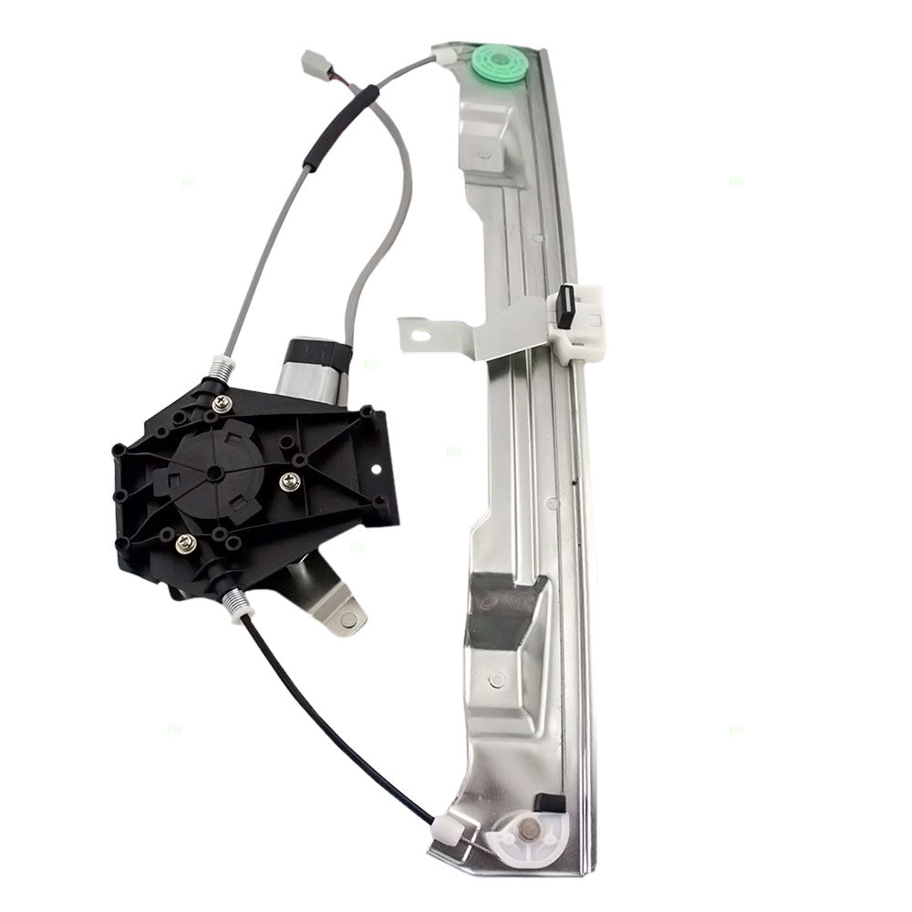 Brock Replacement Drivers Rear Power Window Lift Regulator & Motor Assembly Compatible with 02-10 Explorer/ Sport Trac Aviator Mountaineer 6L2Z7827001BA
