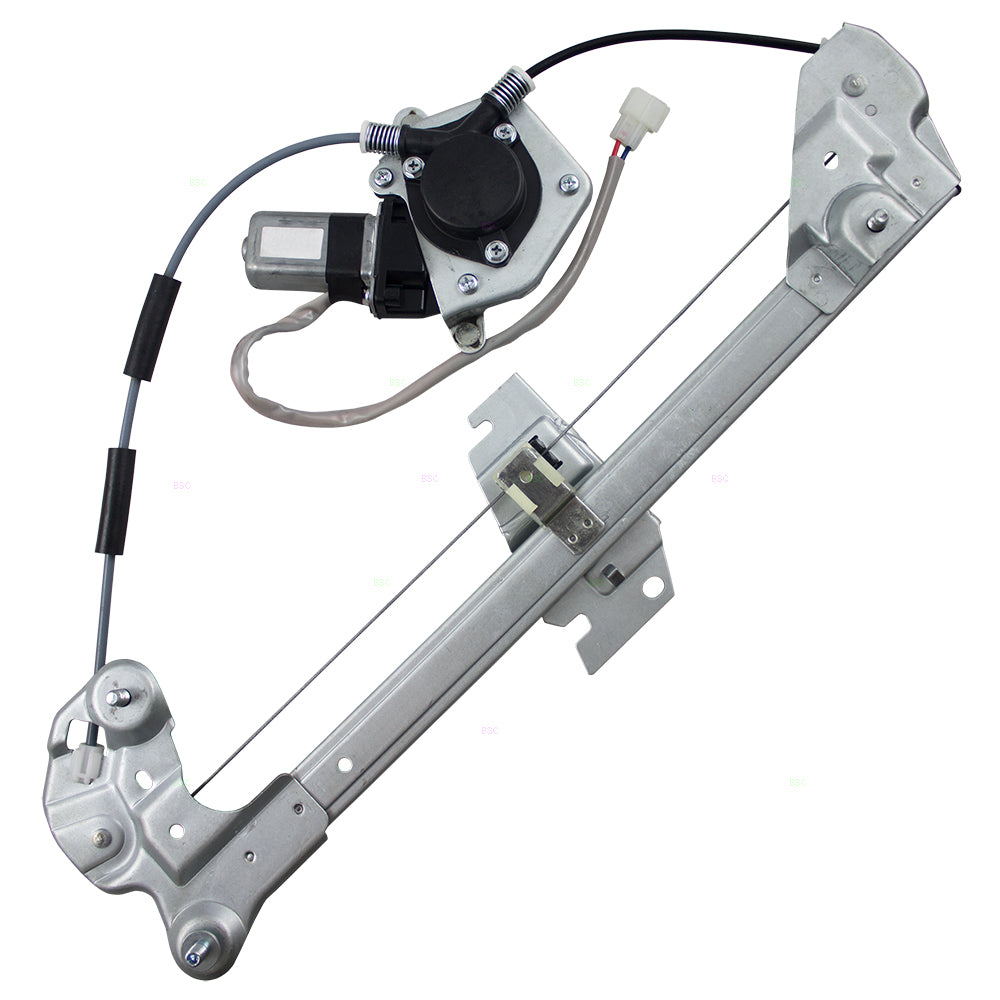 Brock Replacement Drivers Front Power Window Lift Regulator w/ Motor Assembly Compatible with 1998-2003 Escort ZX2 F8CZ6323209BA