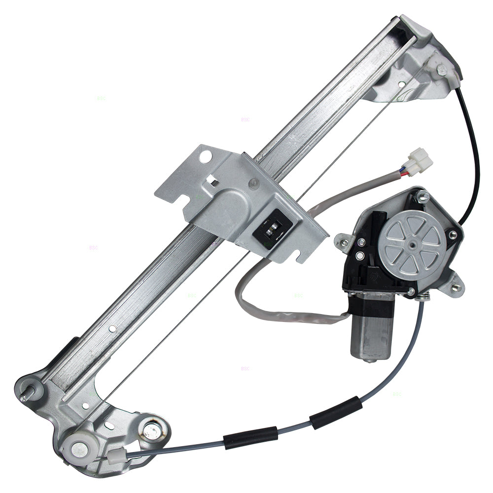 Brock Replacement Drivers Front Power Window Lift Regulator w/ Motor Assembly Compatible with 1998-2003 Escort ZX2 F8CZ6323209BA
