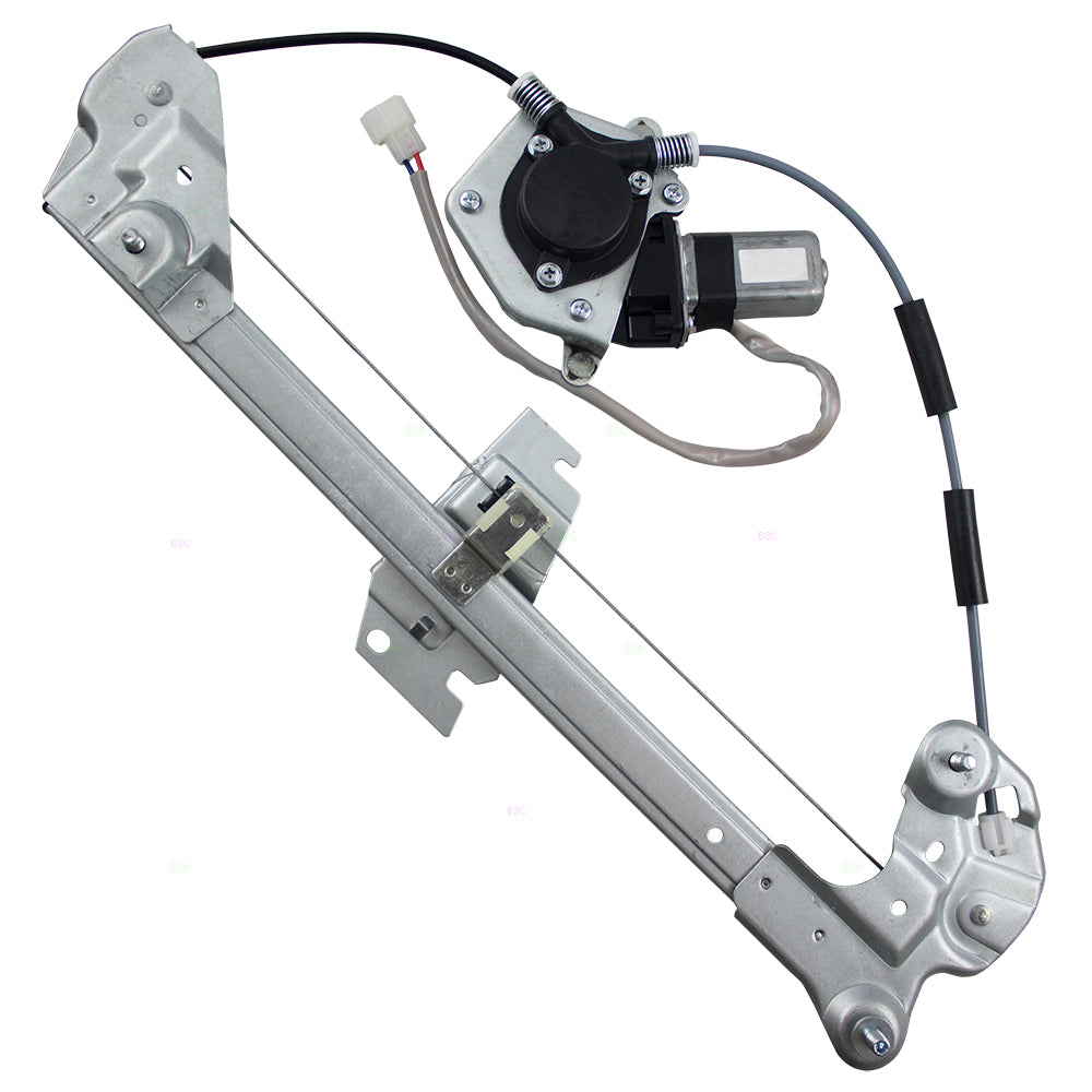 Brock Replacement Passengers Front Power Window Lift Regulator w/ Motor Assembly Compatible with 1998-2003 Escort ZX2 Coupe F8CZ 6323208 BA