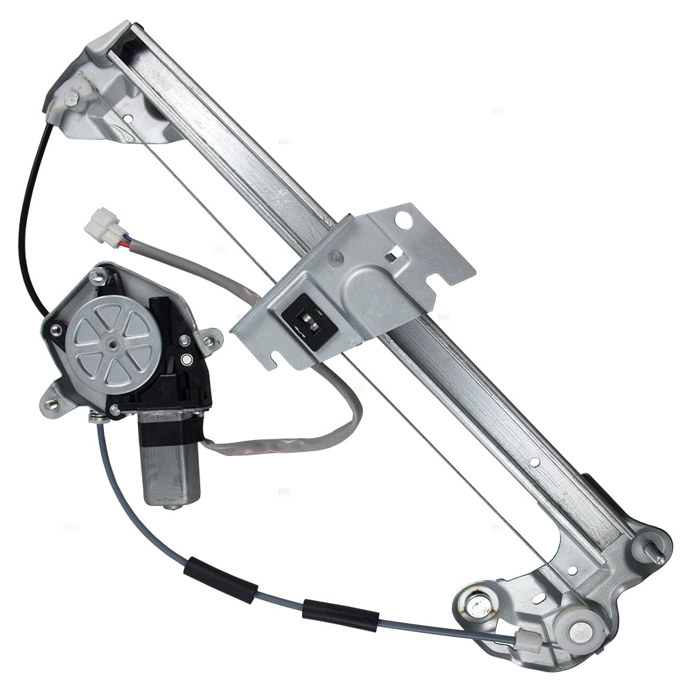 Brock Replacement Passengers Front Power Window Lift Regulator w/ Motor Assembly Compatible with 1998-2003 Escort ZX2 Coupe F8CZ 6323208 BA