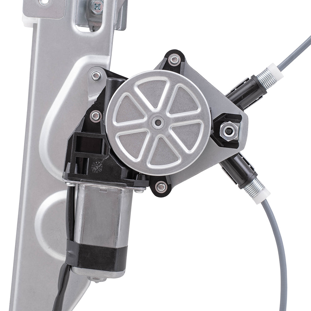 Brock Aftermarket Replacement Driver Left Passenger Right Set Rear Power Window Regulators with Motors Assembly Set Compatible with 2009-2014 Ford F-150