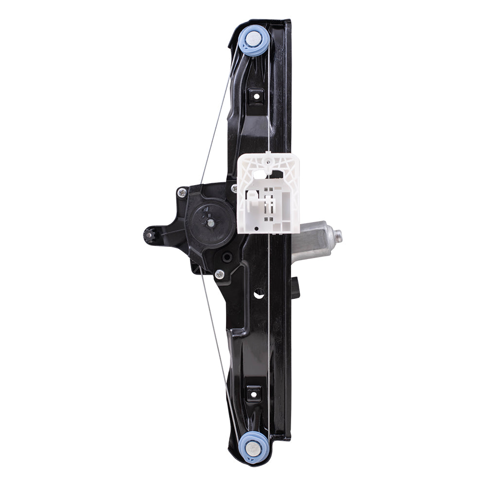 Brock Aftermarket Replacement Rear Driver Left Power Window Regulator with Motor-2 Pin Connector and One-touch Open Compatible with 2012-2018 Ford Focus