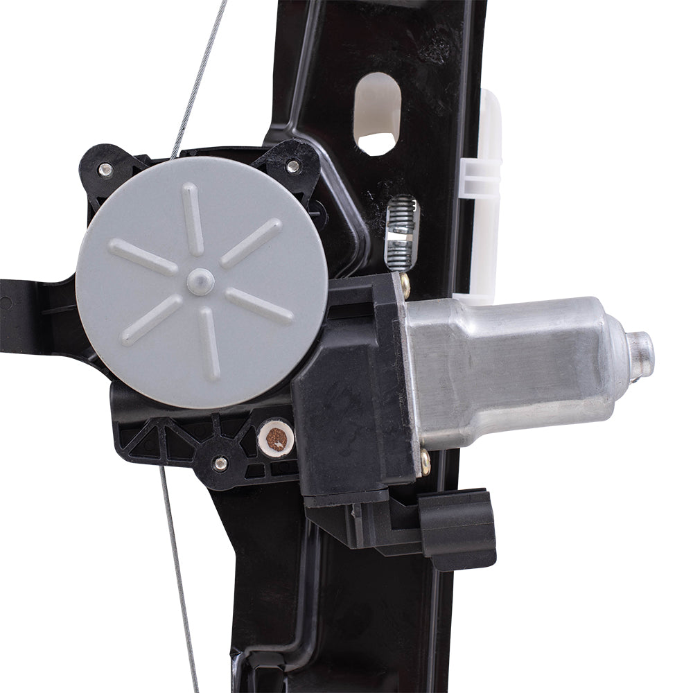 Brock Aftermarket Replacement Rear Driver Left Passenger Right Power Window Regulator Set with Motor-2 Pin Connector and One-touch Open Compatible with 2012-2018 Ford Focus