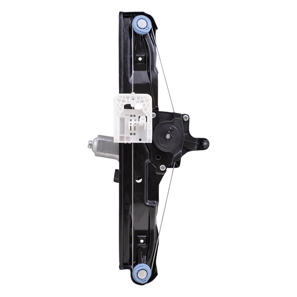 Brock Aftermarket Replacement Rear Passenger Right Power Window Regulator with Motor-2 Pin Connector and One-touch Open Compatible with 2012-2018 Ford Focus