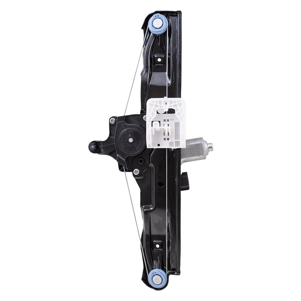 Brock Aftermarket Replacement Rear Driver Left Power Window Regulator with Motor-6 Pin Connector and One-touch Open/Close Compatible with 2012-2018 Ford Focus