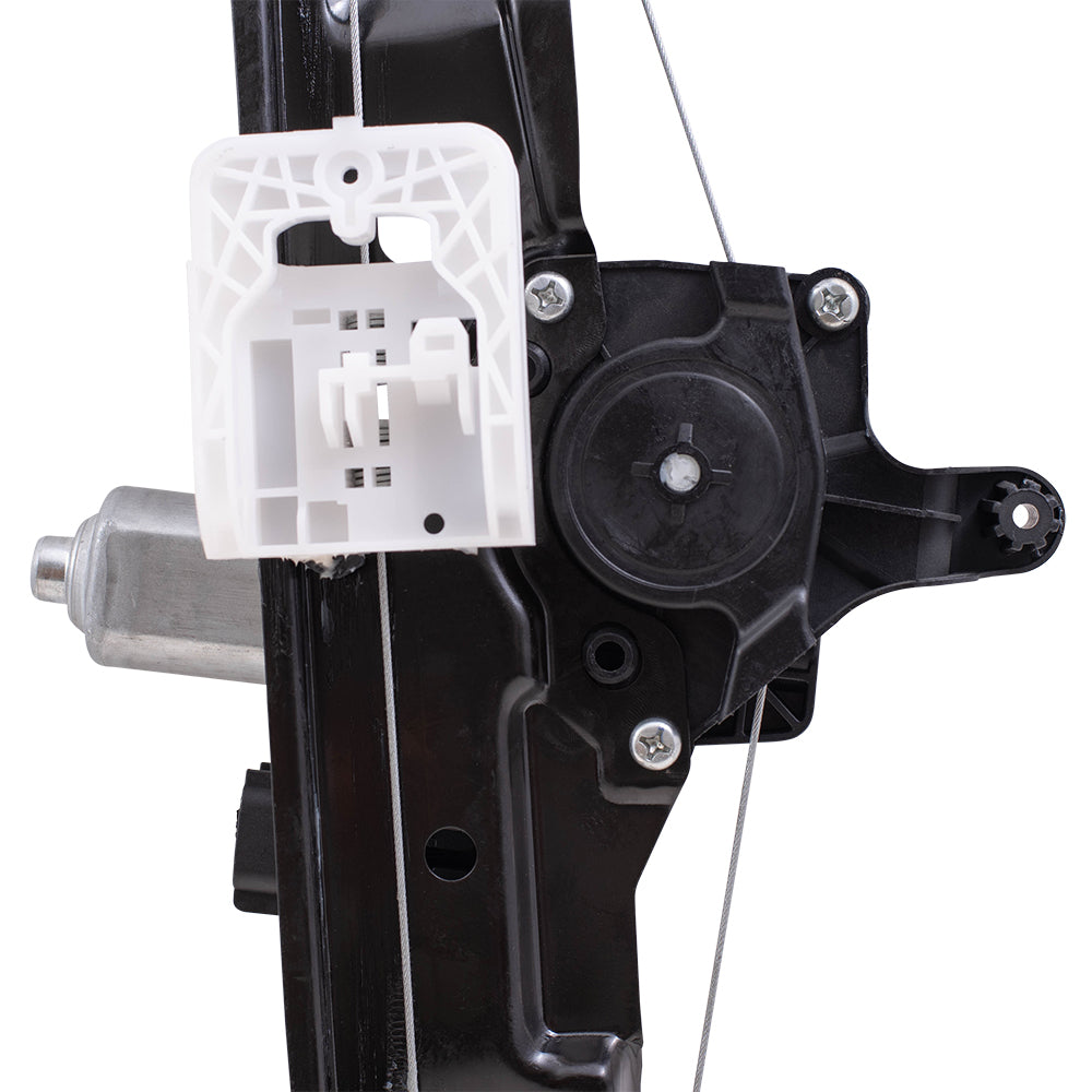 Brock Aftermarket Replacement Rear Driver Left Passenger Right Power Window Regulator Set with Motor-6 Pin Connector and One-touch Open/Close Compatible with 2012-2018 Ford Focus