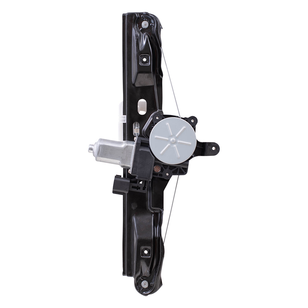 Brock Aftermarket Replacement Rear Driver Left Power Window Regulator with Motor-6 Pin Connector and One-touch Open/Close Compatible with 2012-2018 Ford Focus