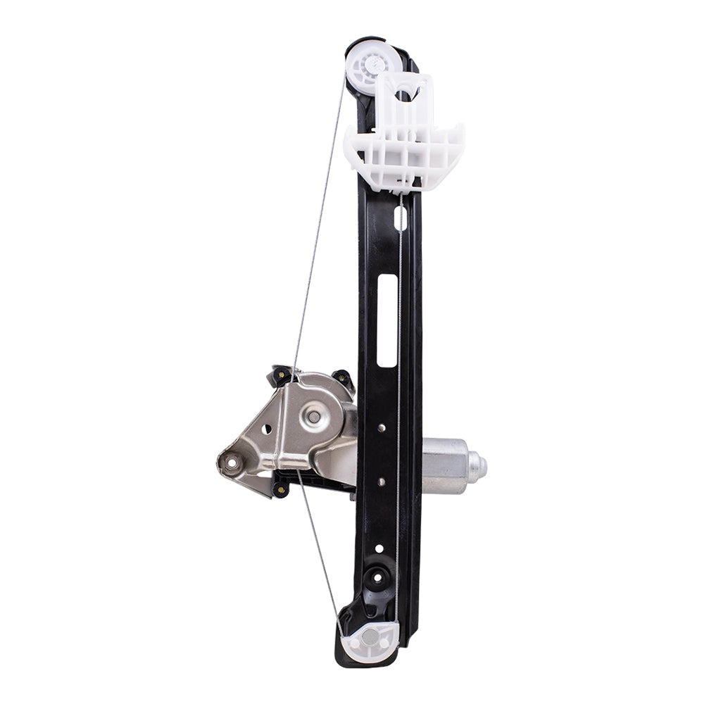 Brock Replacement Drivers Rear Power Window Lift Regulator with Motor Assembly Compatible with 2000-2006 Focus 6S4Z5427001A