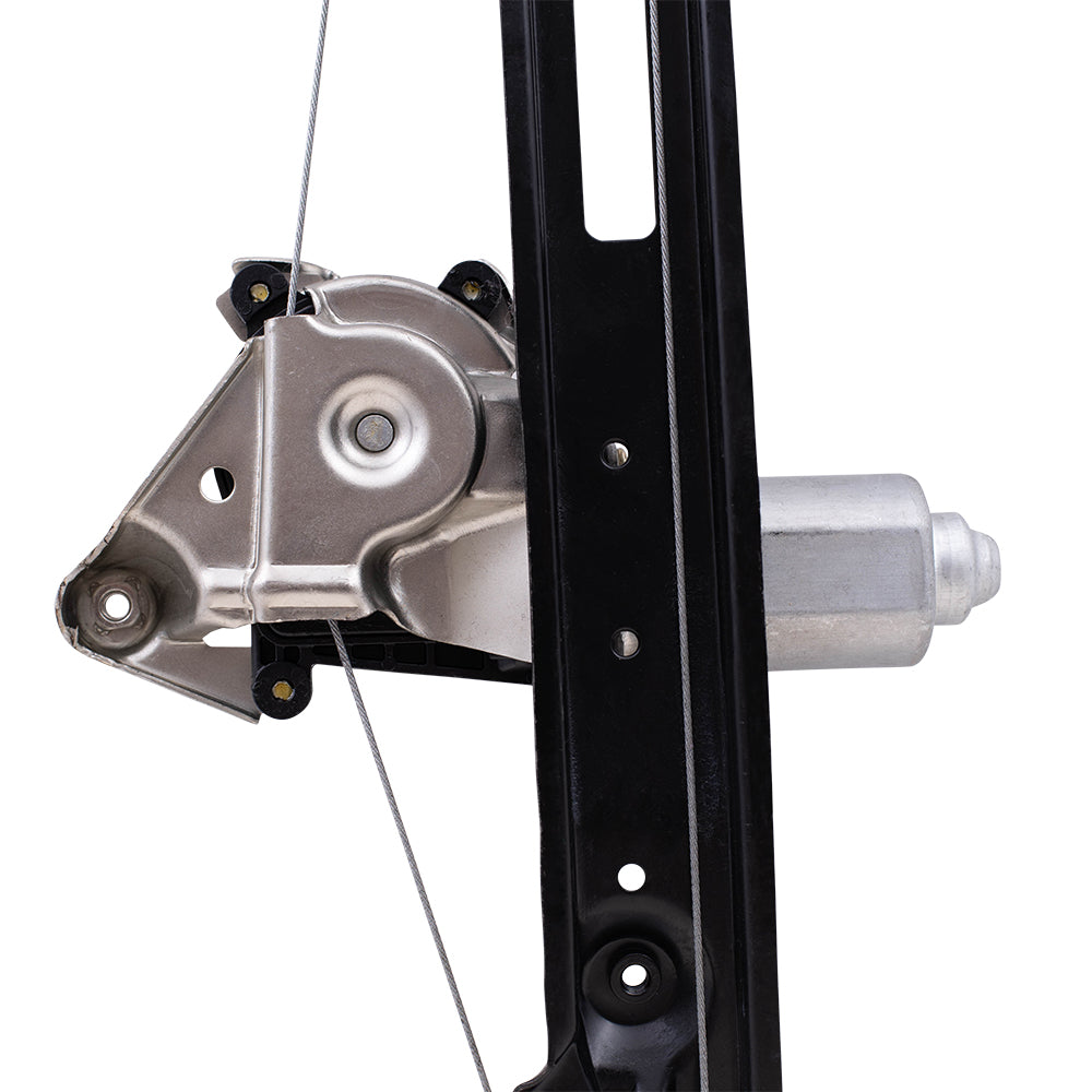 Brock Replacement Drivers Rear Power Window Lift Regulator with Motor Assembly Compatible with 2000-2006 Focus 6S4Z5427001A