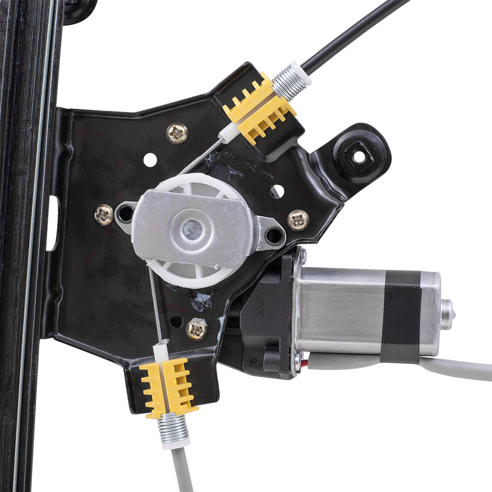 Brock Replacement Drivers Front Power Window Lift Regulator with Motor Assembly Compatible with 04-08 F150 SuperCab Pickup Truck