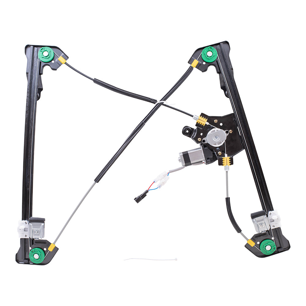 Brock Replacement Passengers Front Power Window Lift Regulator with Motor Assembly Compatible with 04-08 F150 SuperCab Pickup Truck 6L3Z1823200BA