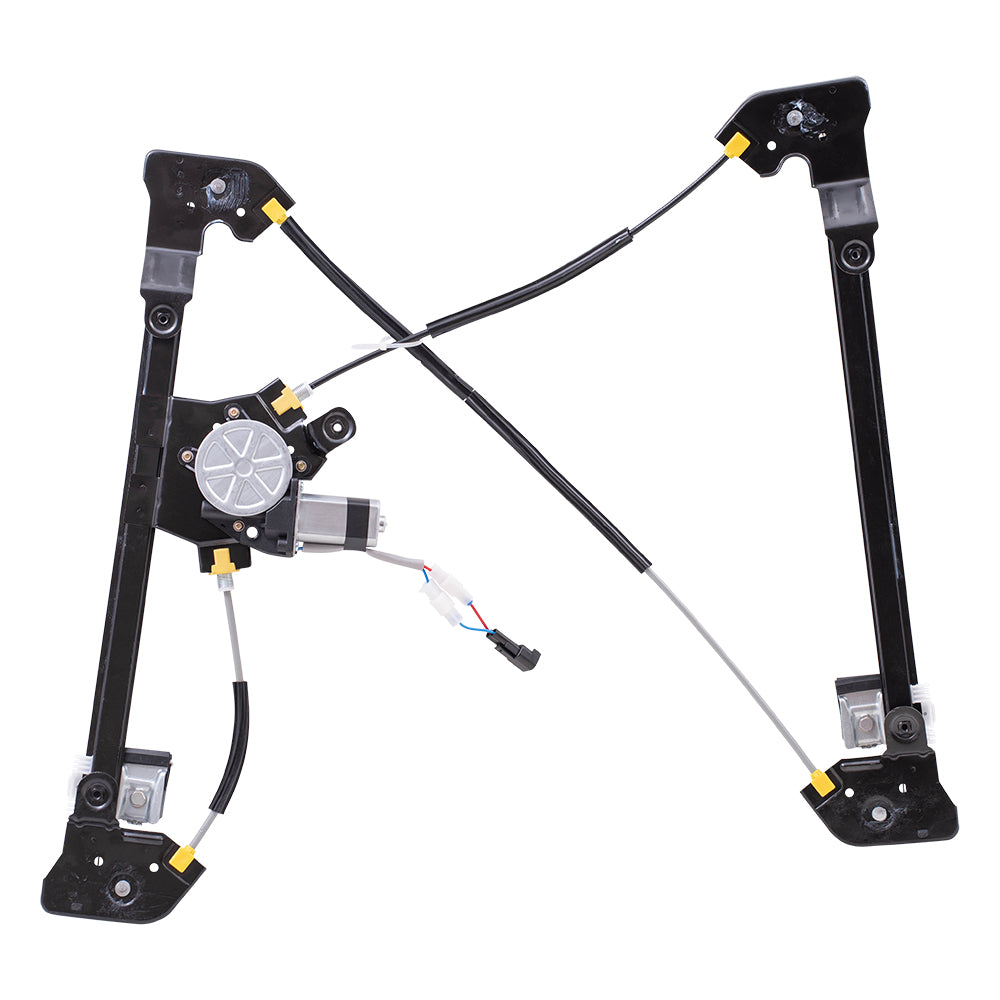 Brock Replacement Passengers Front Power Window Lift Regulator with Motor Assembly Compatible with 04-08 F150 SuperCab Pickup Truck 6L3Z1823200BA