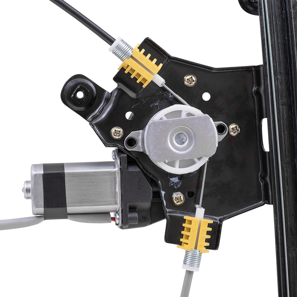 Brock Replacement Passengers Front Power Window Lift Regulator with Motor Assembly Compatible with 04-08 F150 SuperCab Pickup Truck 6L3Z1823200BA