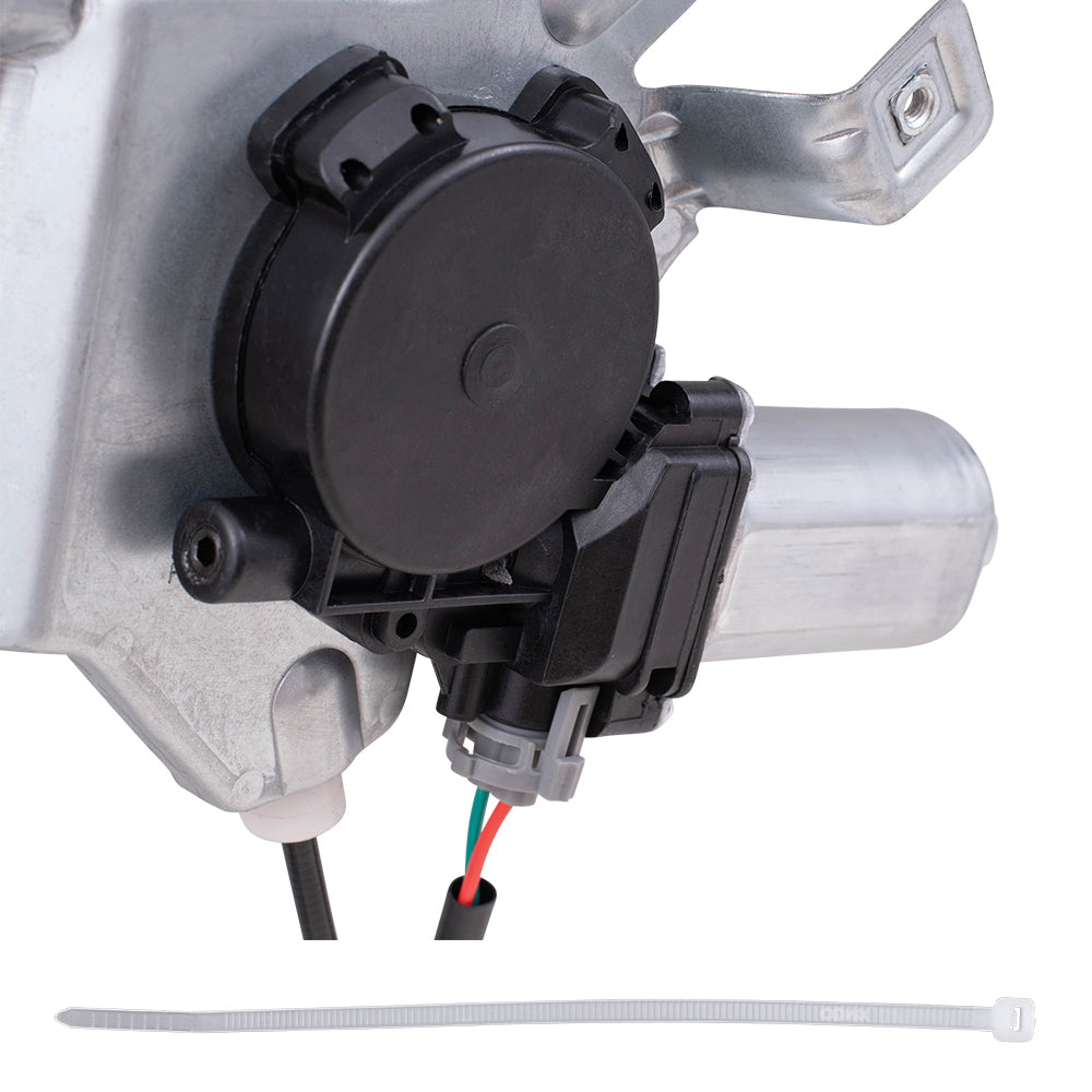 Brock Aftermarket Replacement Front and Rear Driver Left Passenger Right Power Window Regulators with Motor 4 Piece Set Compatible with 2004-2008 Ford F-150