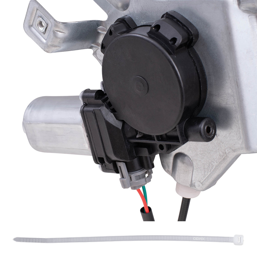Brock Aftermarket Replacement Front and Rear Passenger Right Power Window Regulators with Motor Compatible with 2004-2008 Ford F-150