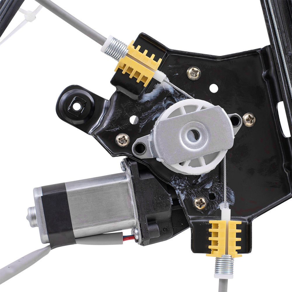 Brock Replacement Passengers Front Power Window Lift Regulator with Motor Assembly Compatible with 04-08 F150 Regular/Crew Cab Pickup Truck 4L3Z1523200CA