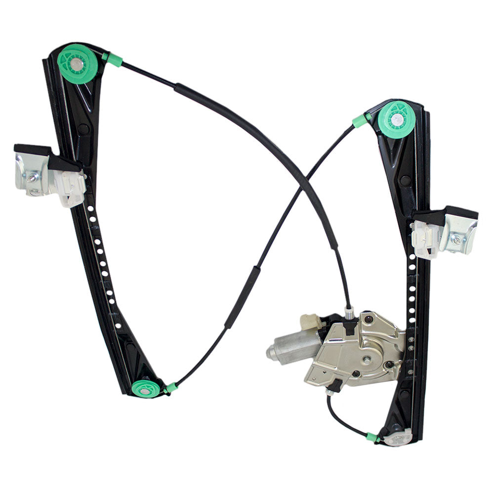 Brock Replacement Passengers Front Power Window Lift Regulator with Motor Assembly Compatible with 2000-2002 LS S Type XR848082