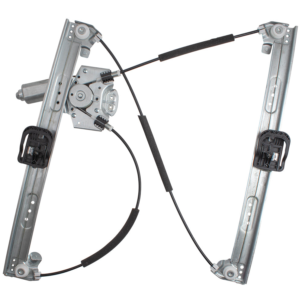 Brock Replacement Drivers Front Power Window Regulator with Motor Left Assembly Compatible with CJ5Z7823201A