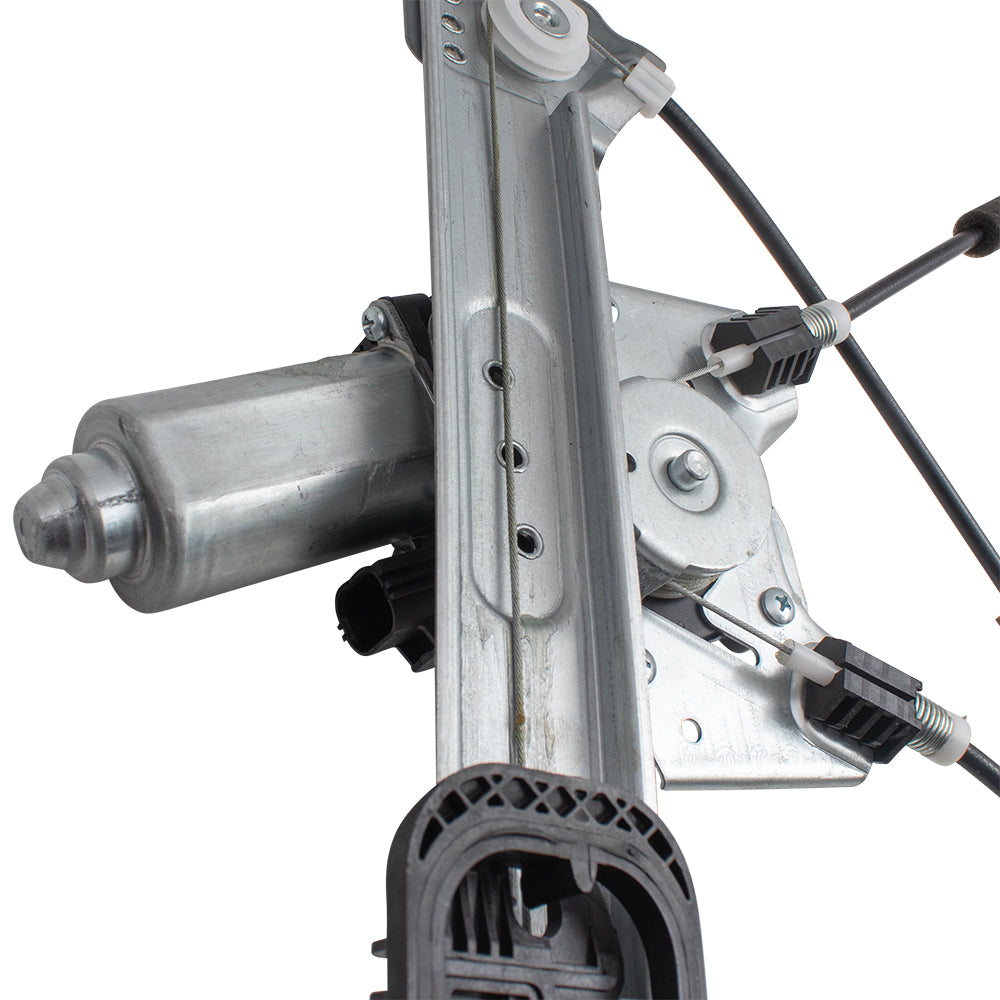 Brock Replacement Drivers Front Power Window Regulator with Motor Left Assembly Compatible with CJ5Z7823201A
