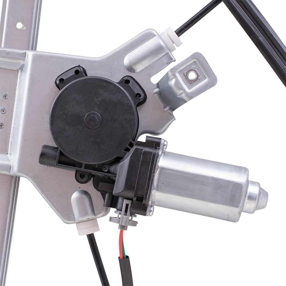 Brock Replacement Drivers Rear Power Window Lift Regulator with Motor Assembly Compatible with 04-08 F150 Crew Cab Mark LT Pickup Truck 6L3Z1627001AA