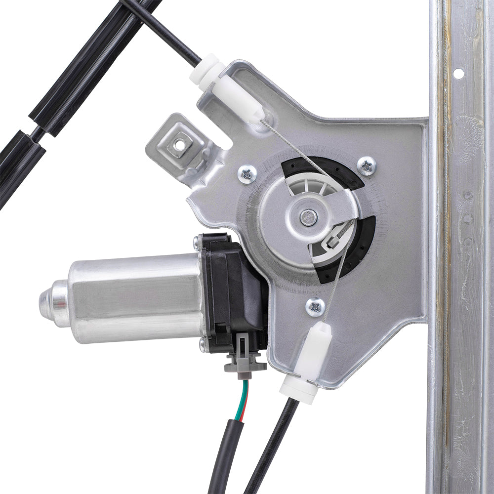 Brock Replacement Drivers Rear Power Window Lift Regulator with Motor Assembly Compatible with 04-08 F150 Crew Cab Mark LT Pickup Truck 6L3Z1627001AA