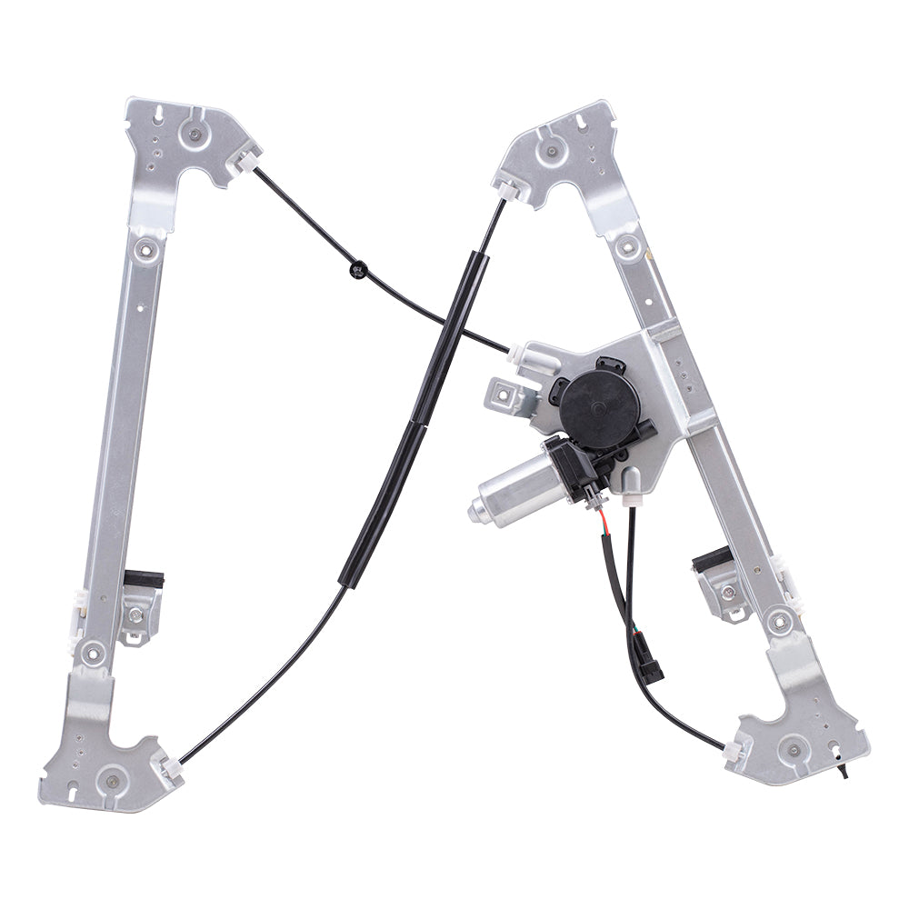 Brock Replacement Passengers Rear Power Window Lift Regulator with Motor Assembly Compatible with 04-08 F150 Crew Cab Mark LT Pickup Truck 6L3Z1627000AA