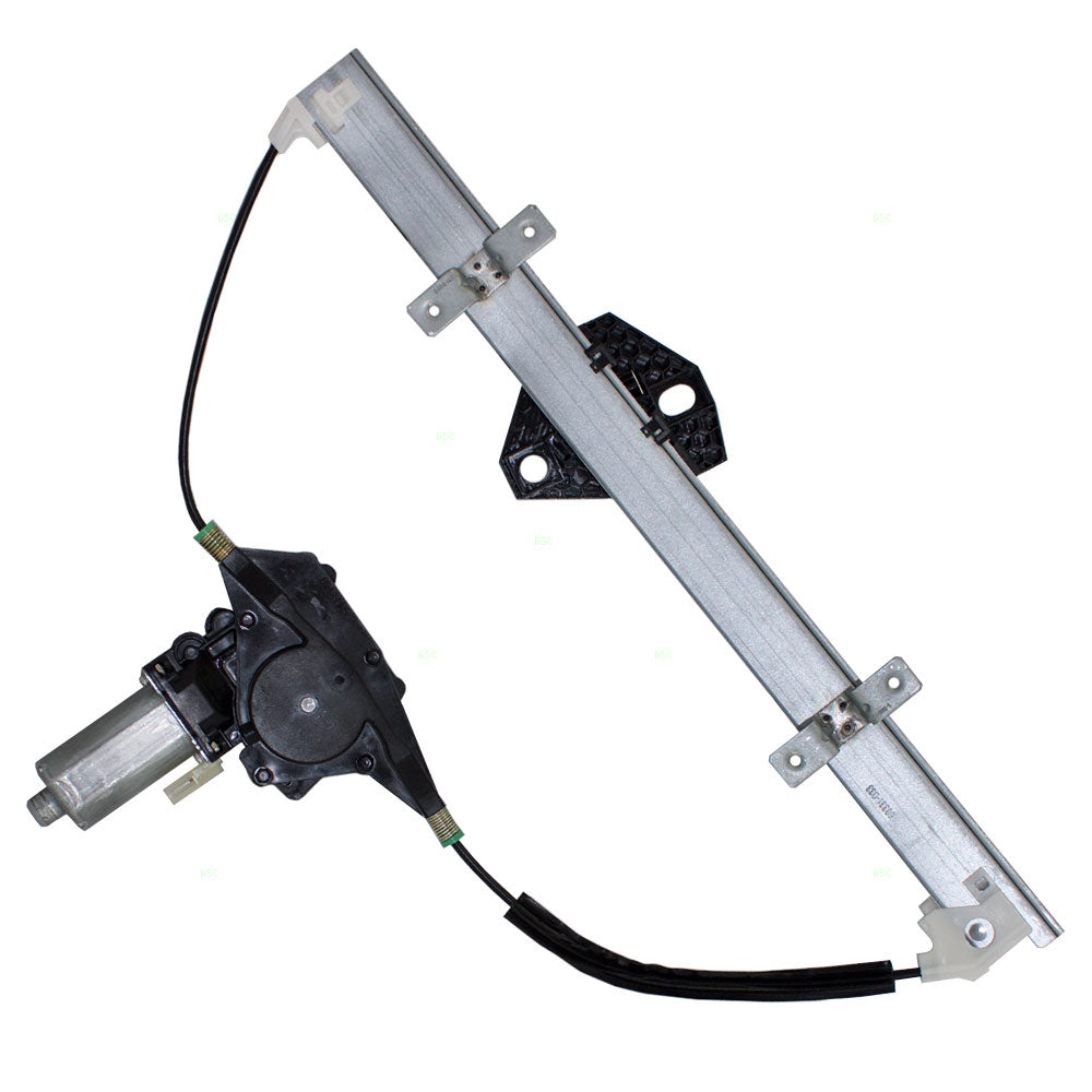 Brock Replacement Drivers Power Window Lift Regulator with Motor Assembly Compatible with 1995-2000 Contour Mystique F5RZ 5423209 A