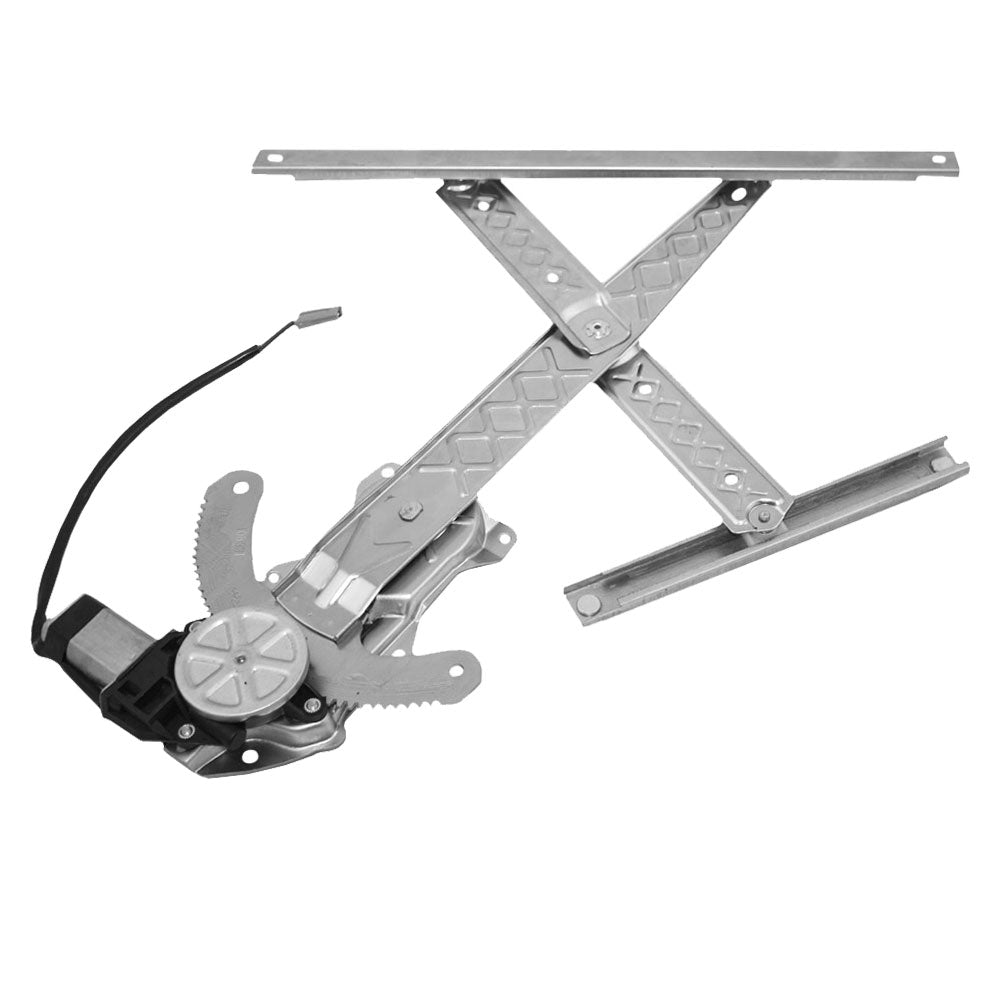Brock Replacement Passengers Front Power Window Lift Regulator with Motor Assembly Compatible with 1997-1998 F150 F250 Pickup Truck