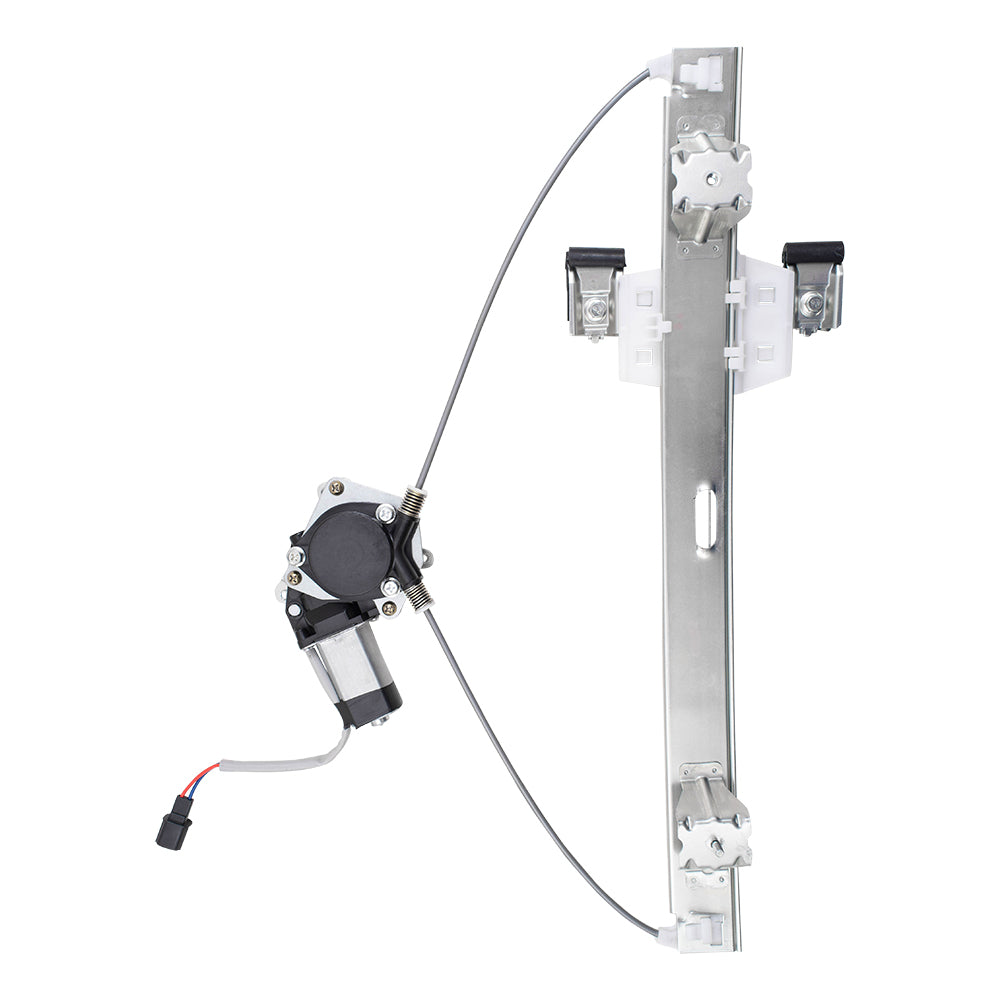 Brock Replacement Drivers Rear Power Window Lift Regulator with Motor Assembly Compatible with 2004-2014 F150 Extended Cab Pickup Truck AL3Z1827001A
