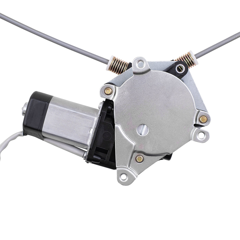 Brock Replacement Drivers Rear Power Window Lift Regulator with Motor Assembly Compatible with 2004-2014 F150 Extended Cab Pickup Truck AL3Z1827001A