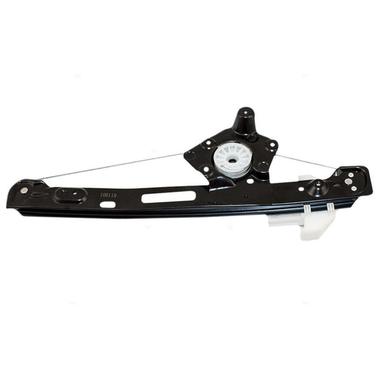 Window Regulator w/o Motor for 2000-2007 Focus Rear 6S4Z5427001A Left FO1550119