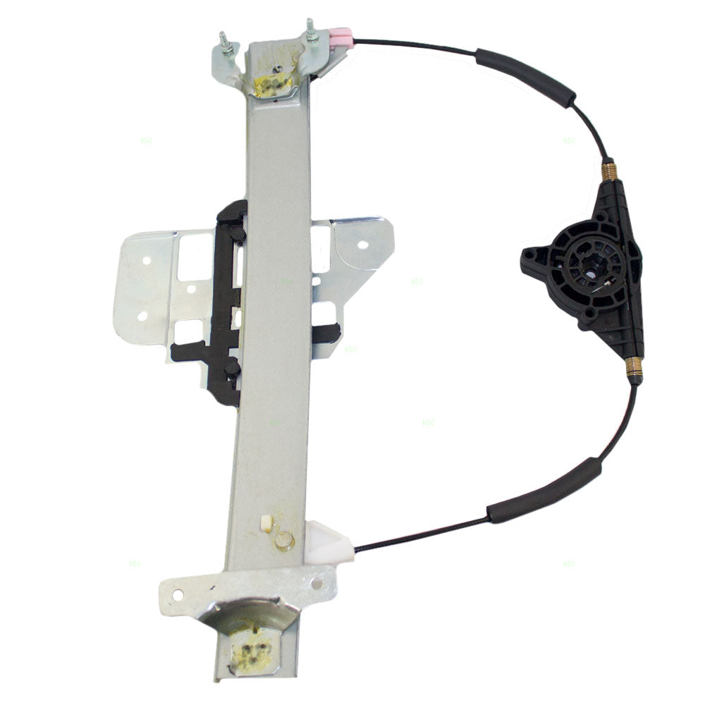 Brock Replacement Drivers Rear Power Window Lift Regulator Compatible with 1995-1997 Town Car F5VY5427009A