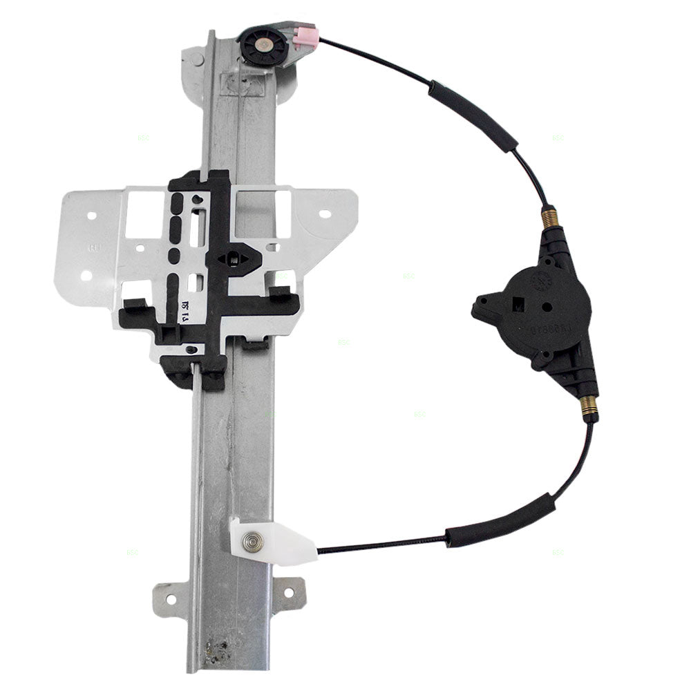 Brock Replacement Passengers Rear Power Window Lift Regulator Compatible with 1995-1997 Town Car F5VY5427008A