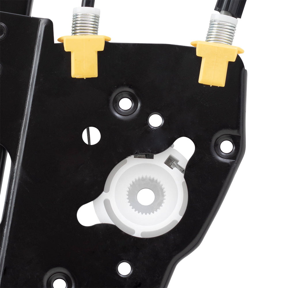 Brock Replacement Passengers Front Power Window Regulator Upgrade Style Compatible with 2003-2006 LS 6W4Z5423200AA