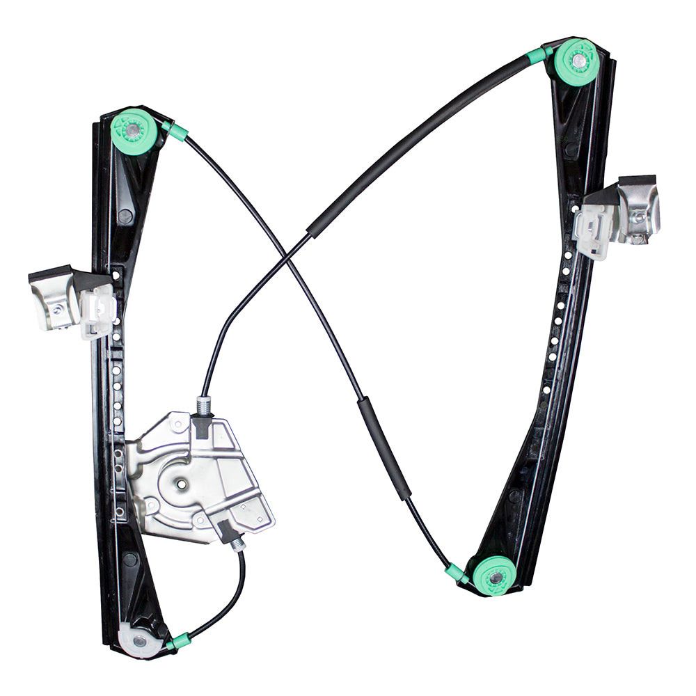 Brock Replacement Drivers Front Power Window Lift Regulator Compatible with 2000-2002 S Type LS YW4Z5423209AA