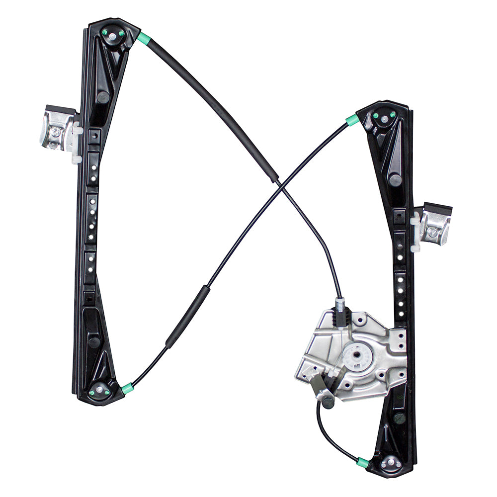 Brock Replacement Drivers Front Power Window Lift Regulator Compatible with 2000-2002 S Type LS YW4Z5423209AA