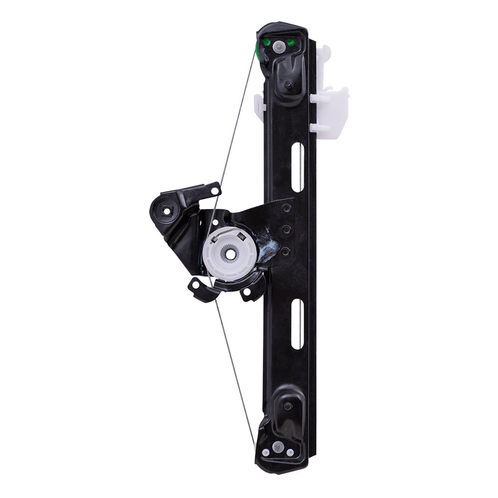 Brock Replacement Passengers Rear Power Window Lift Regulator Compatible with 2000-2006 LS 5W4Z5427008A