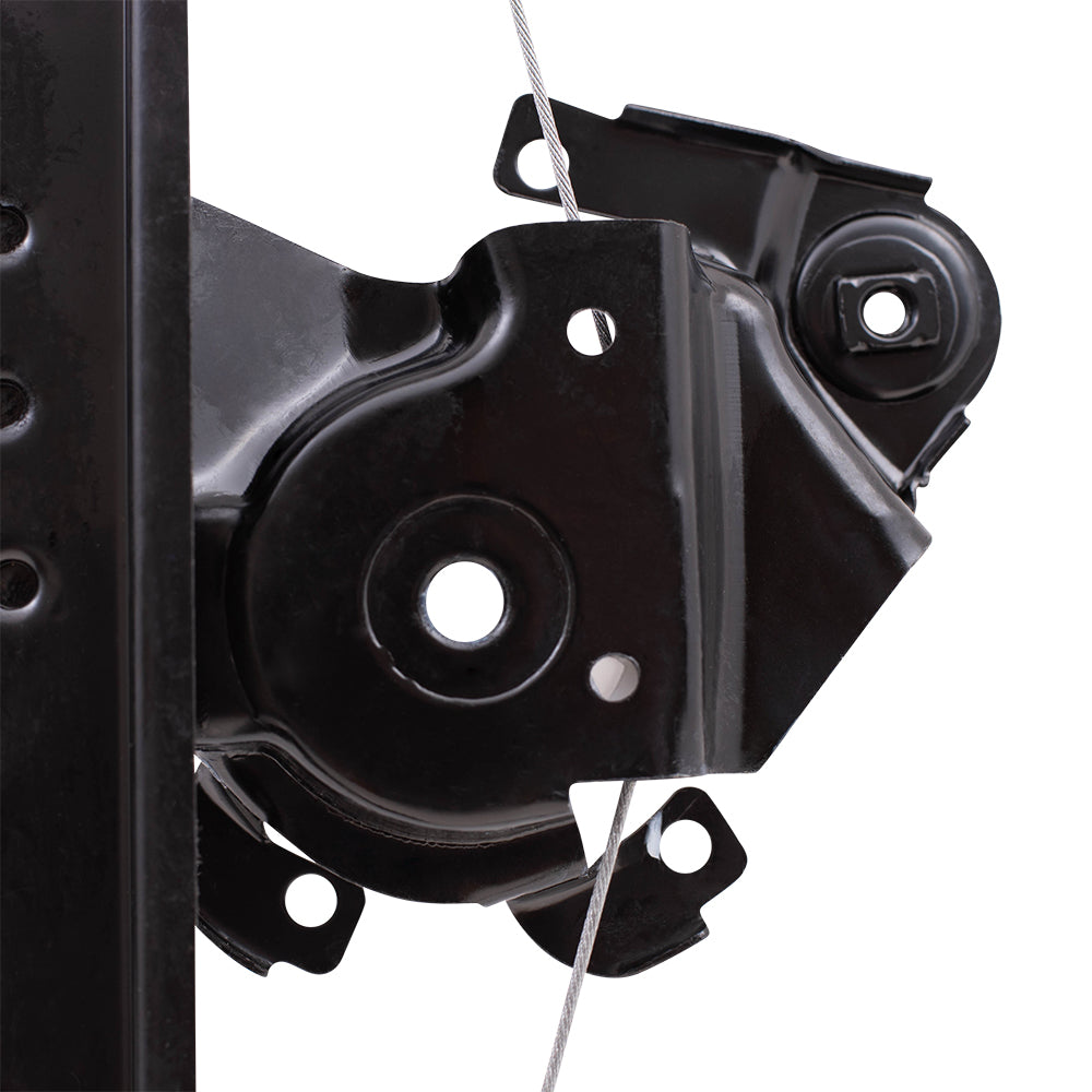 Brock Replacement Passengers Rear Power Window Lift Regulator Compatible with 2000-2006 LS 5W4Z5427008A