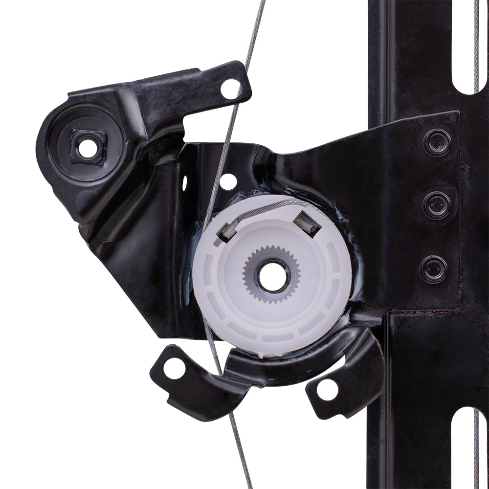 Brock Replacement Passengers Rear Power Window Lift Regulator Compatible with 2000-2006 LS 5W4Z5427008A