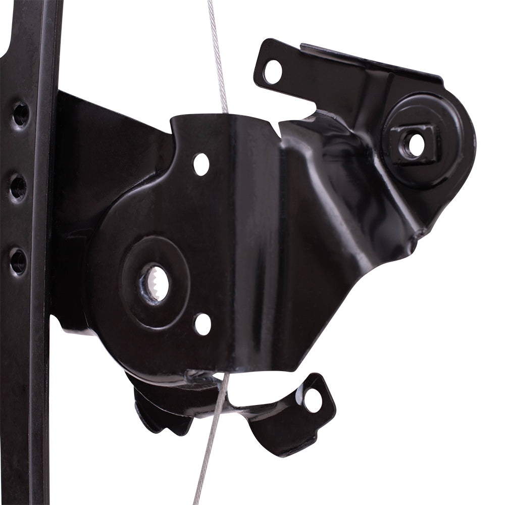 Brock Replacement Passengers Rear Power Window Lift Regulator Compatible with 2000-2006 LS 5W4Z5427008A