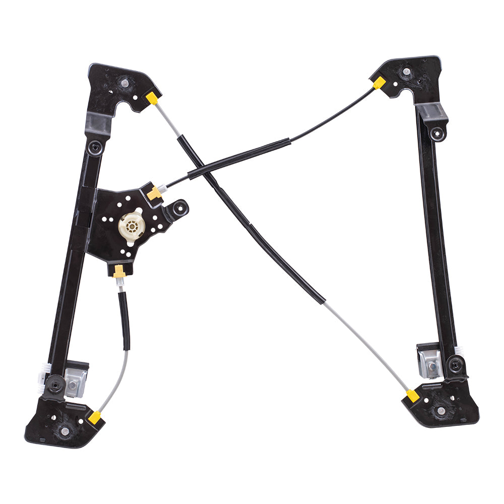 Brock Replacement Passengers Front Power Window Lift Regulator Compatible with 2004-2008 F150 SuperCab Pickup Truck 6L3Z1823200BA
