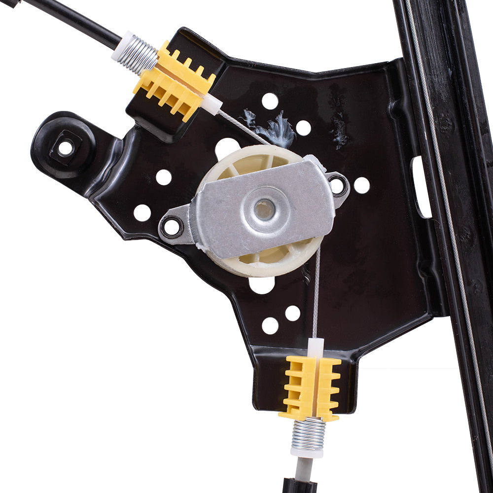 Brock Replacement Passengers Front Power Window Lift Regulator Compatible with 2004-2008 F150 SuperCab Pickup Truck 6L3Z1823200BA