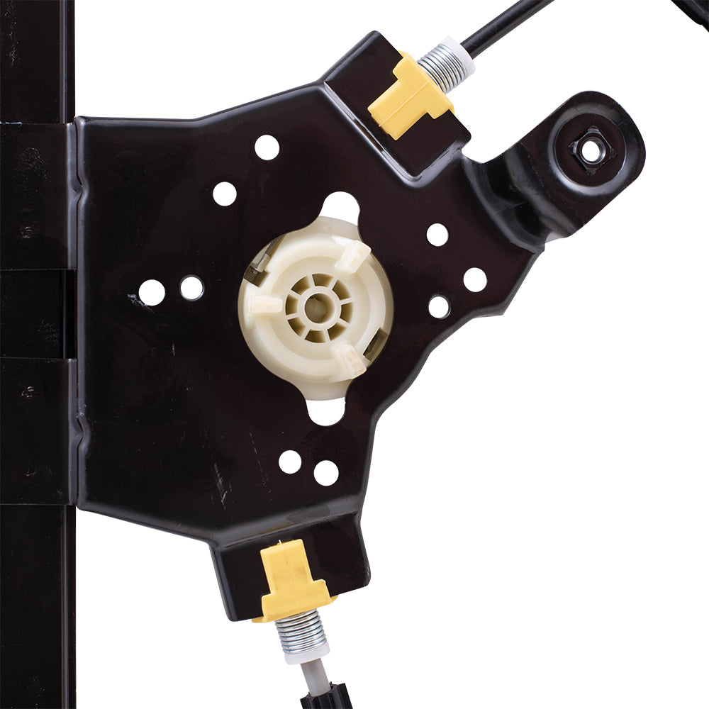 Brock Replacement Passengers Front Power Window Lift Regulator Compatible with 2004-2008 F150 SuperCab Pickup Truck 6L3Z1823200BA