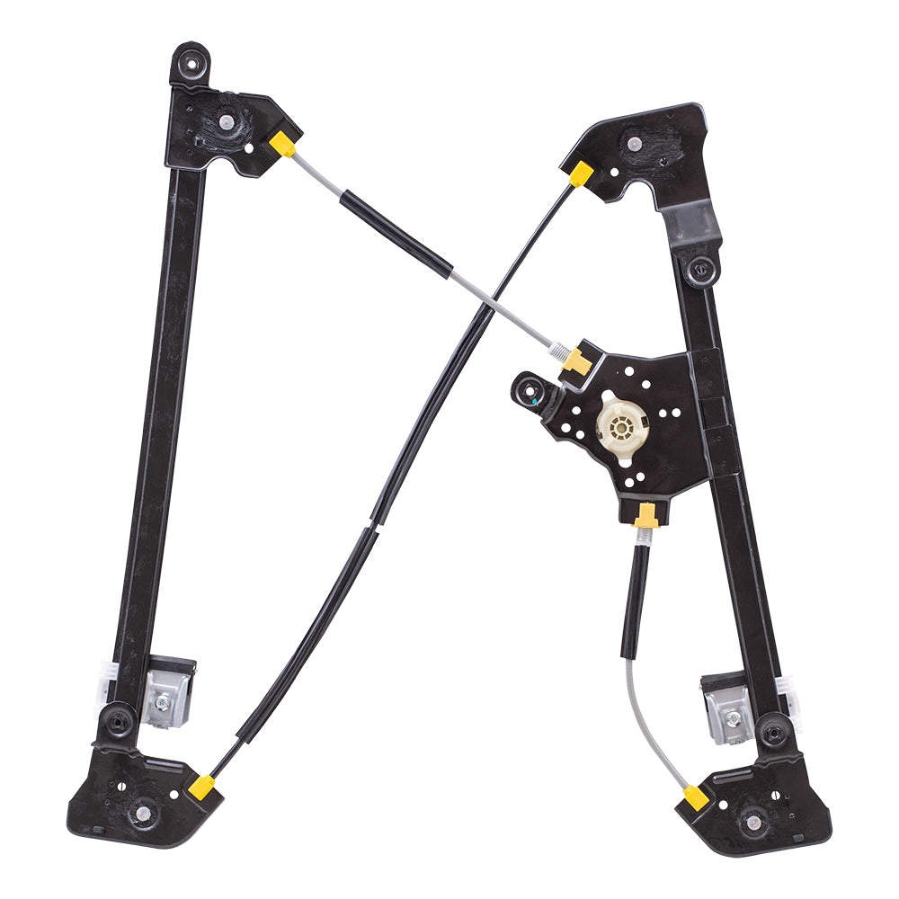 Brock Replacement Drivers Front Power Window Lift Regulator Compatible with 2004-2008 F150 Regular/Crew Cab Pickup Truck 4L3Z1523201CA