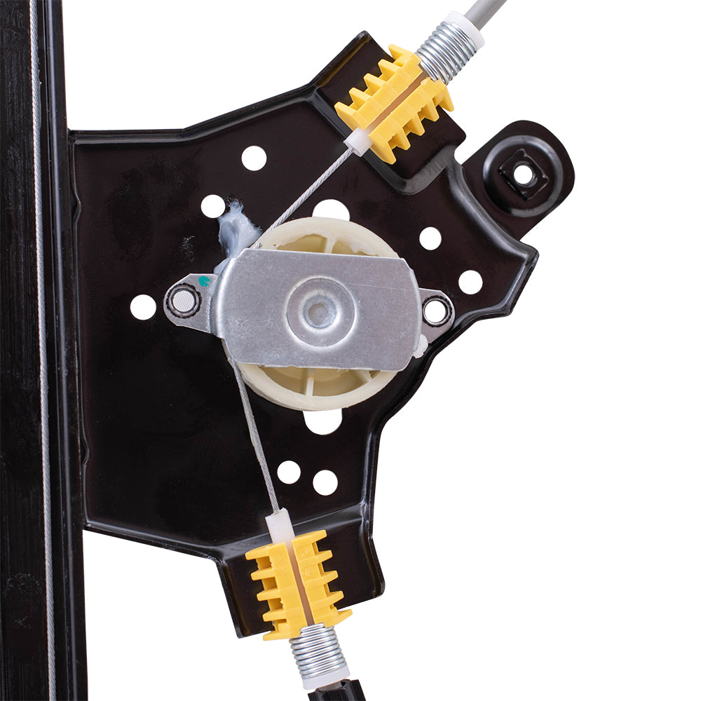 Brock Replacement Drivers Front Power Window Lift Regulator Compatible with 2004-2008 F150 Regular/Crew Cab Pickup Truck 4L3Z1523201CA