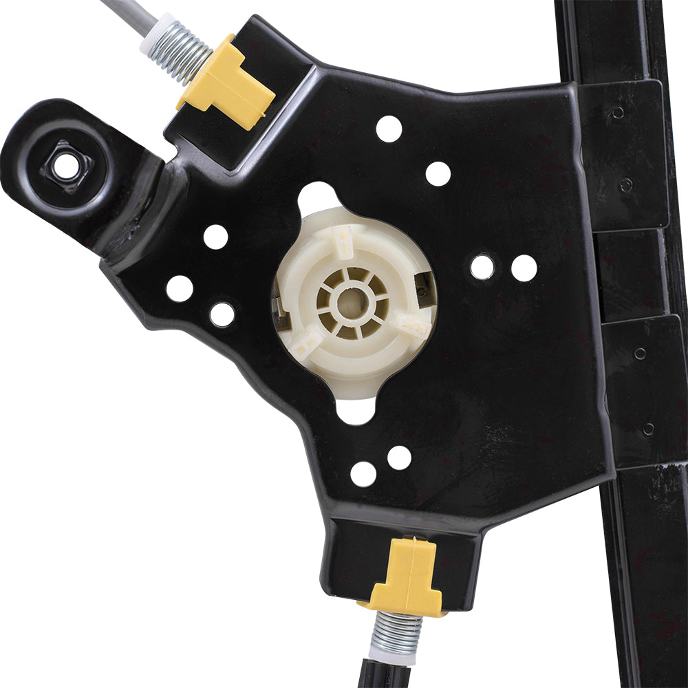 Brock Replacement Drivers Front Power Window Lift Regulator Compatible with 2004-2008 F150 Regular/Crew Cab Pickup Truck 4L3Z1523201CA