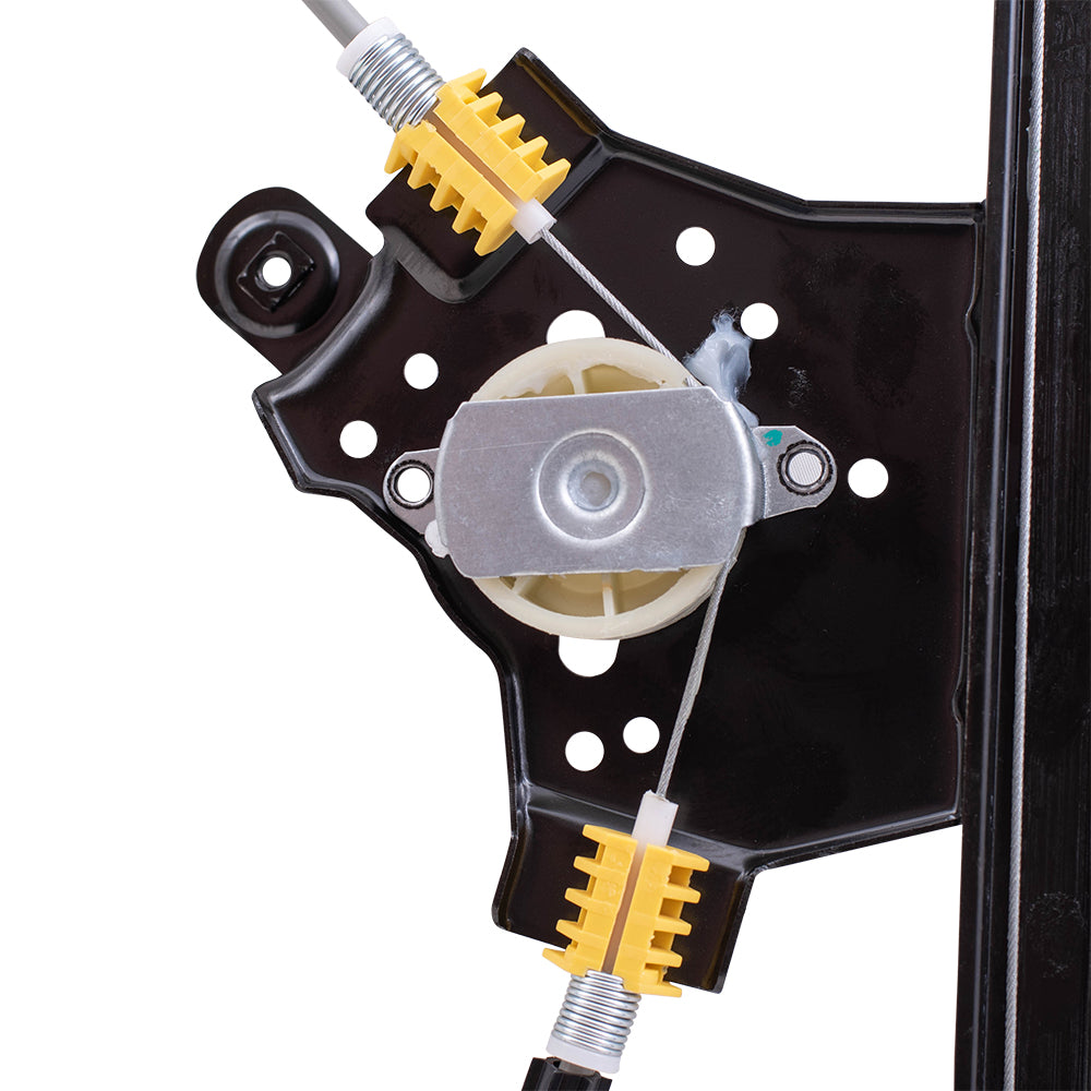 Brock Replacement Passengers Front Power Window Lift Regulator Compatible with 2004-2008 F150 Regular/Crew Cab Pickup Truck 4L3Z1523200CA