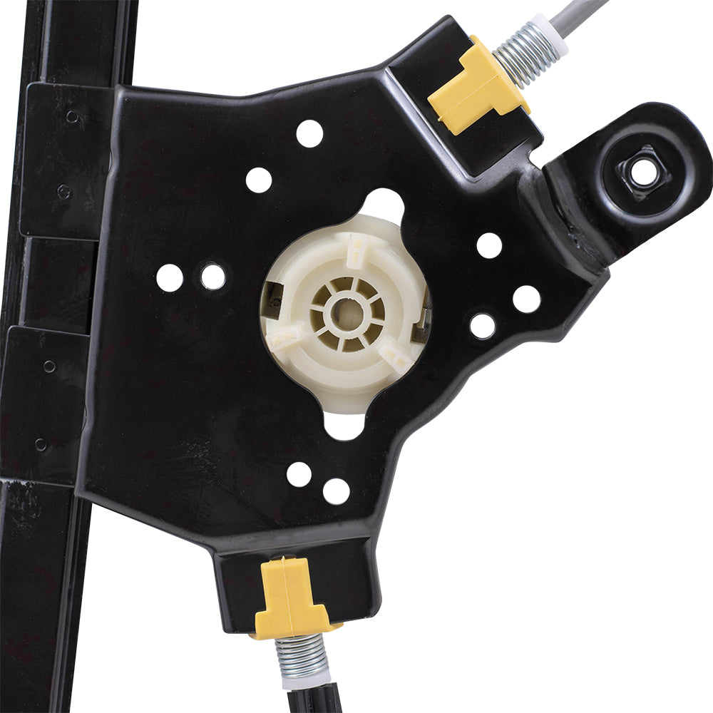 Brock Replacement Passengers Front Power Window Lift Regulator Compatible with 2004-2008 F150 Regular/Crew Cab Pickup Truck 4L3Z1523200CA